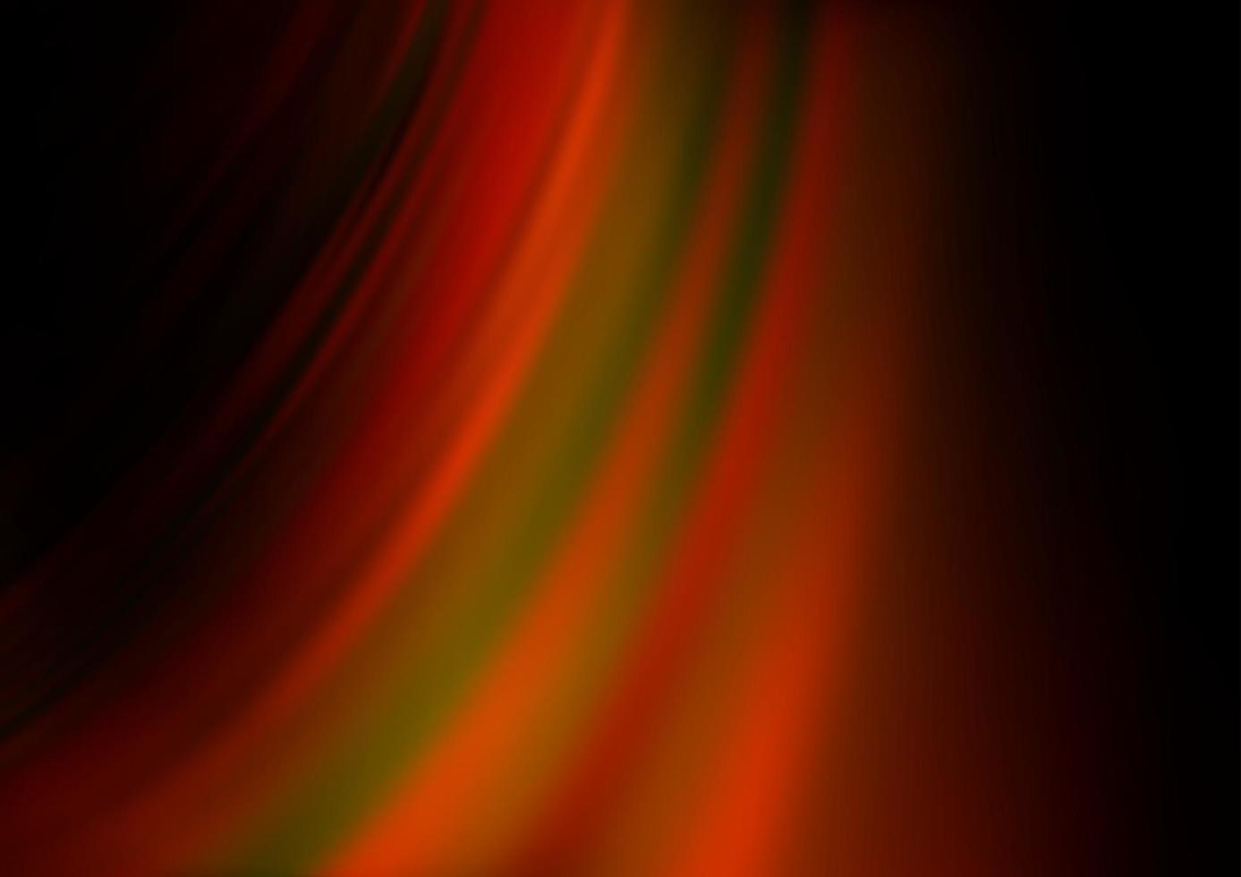 Dark Orange vector background with curved circles.