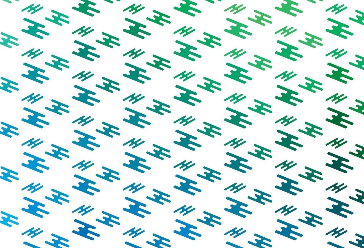 Light Blue, Green vector template with repeated sticks.