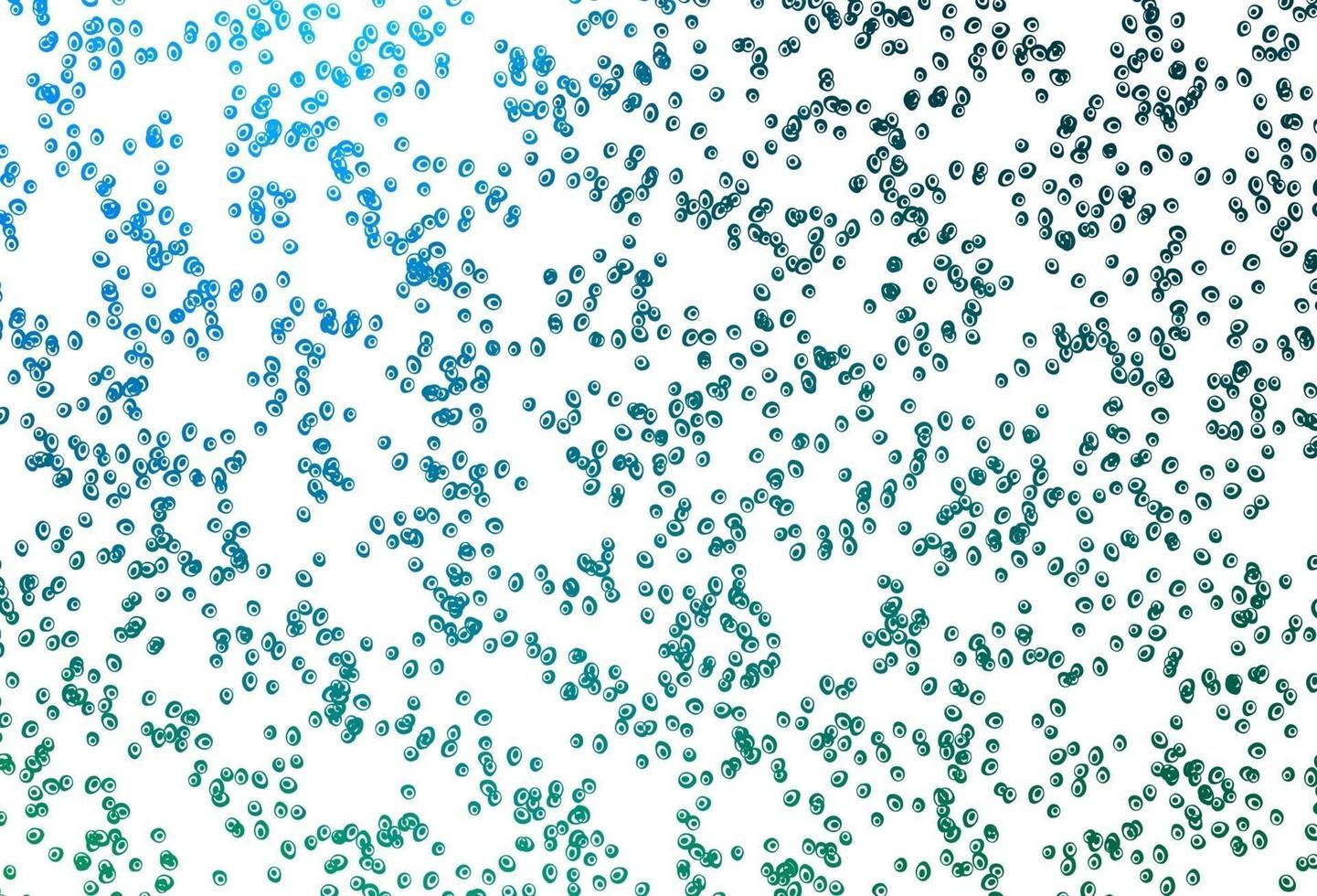 Light Blue, Green vector texture with disks.