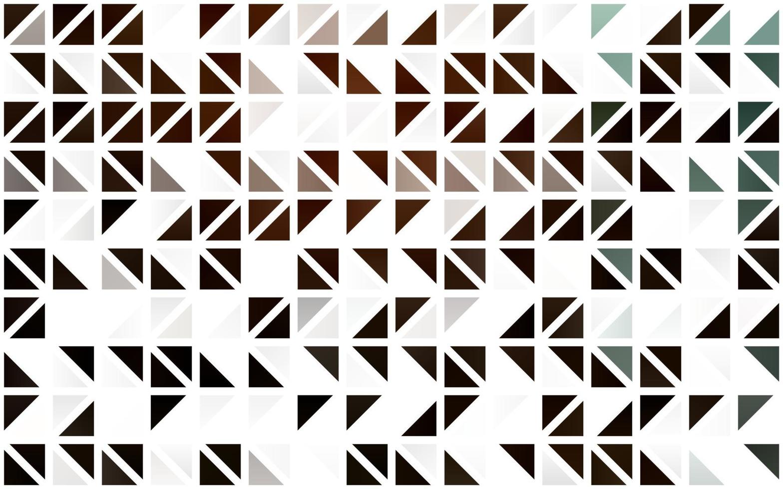 Light Orange vector seamless template with crystals, triangles.