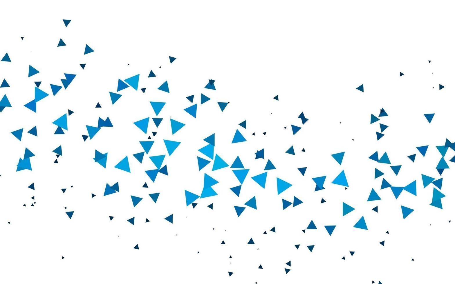 Light BLUE vector background with triangles.