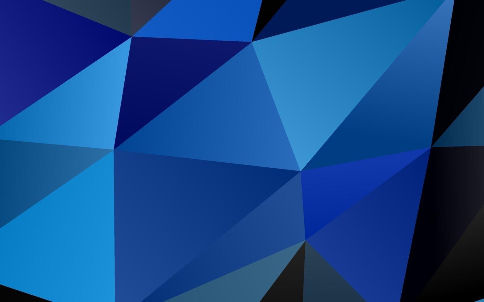 Dark BLUE vector blurry triangle texture.