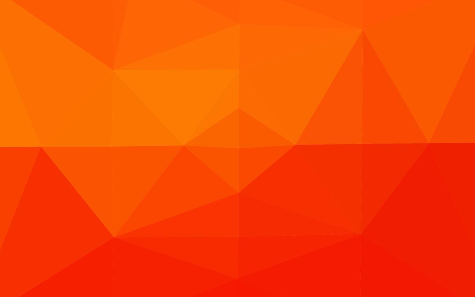 textura de poli baja vector naranja claro.