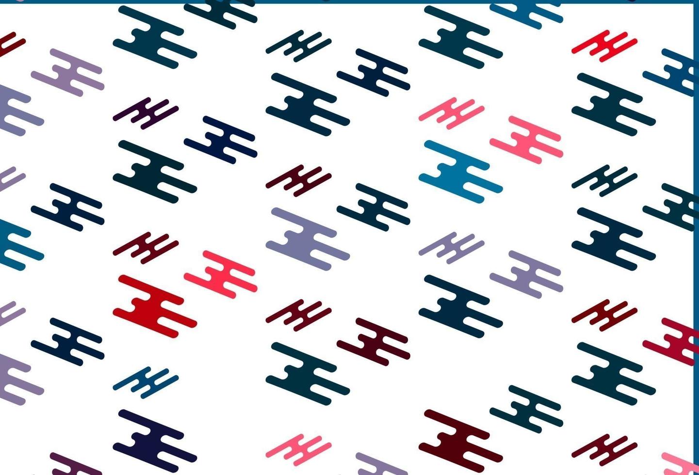 Light Blue, Red vector backdrop with long lines.