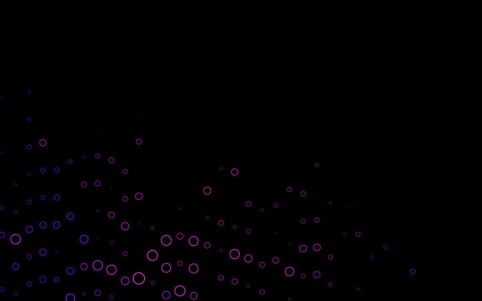 Telón de fondo de vector rosa oscuro con puntos.