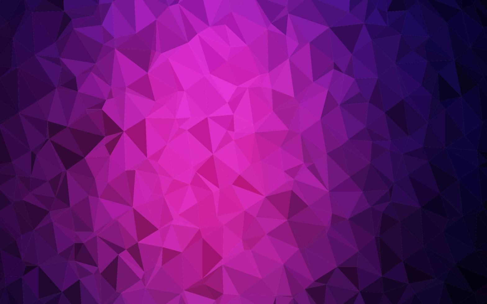 Dark Pink vector abstract polygonal layout.
