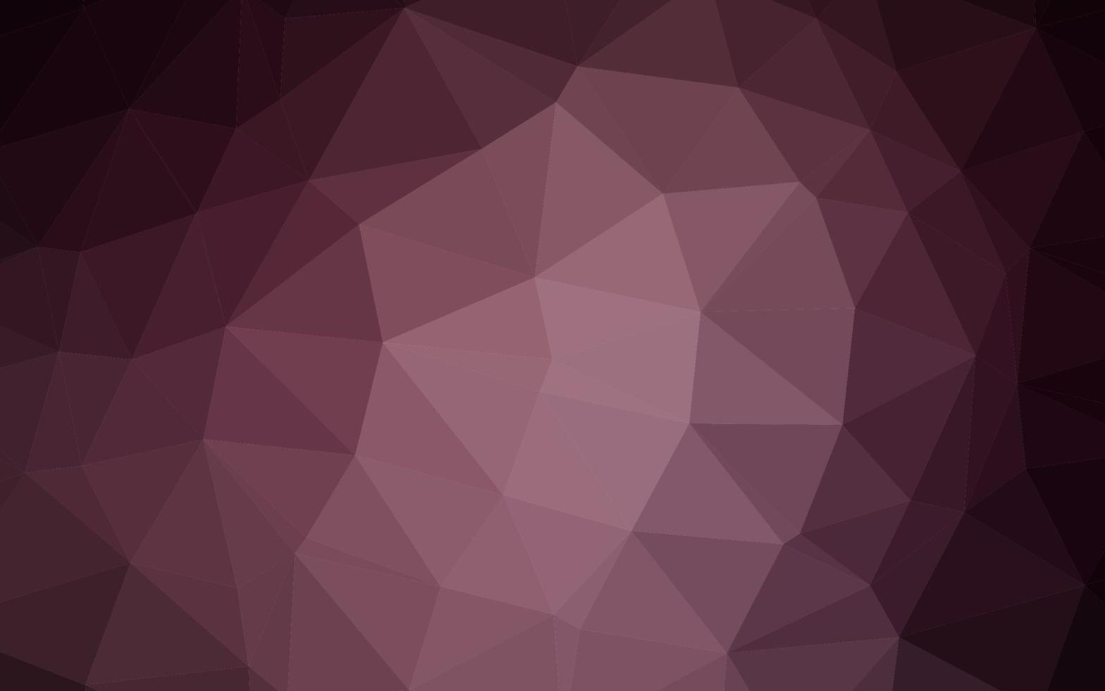 Dark Pink vector polygon abstract backdrop.