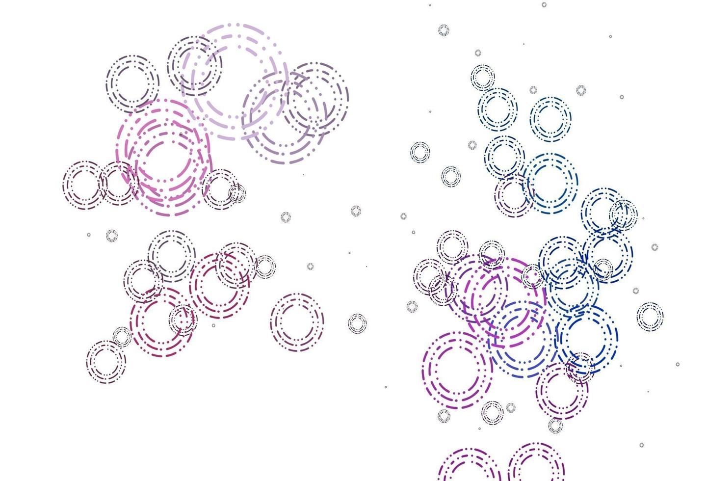 Light Blue, Red vector template with circles.