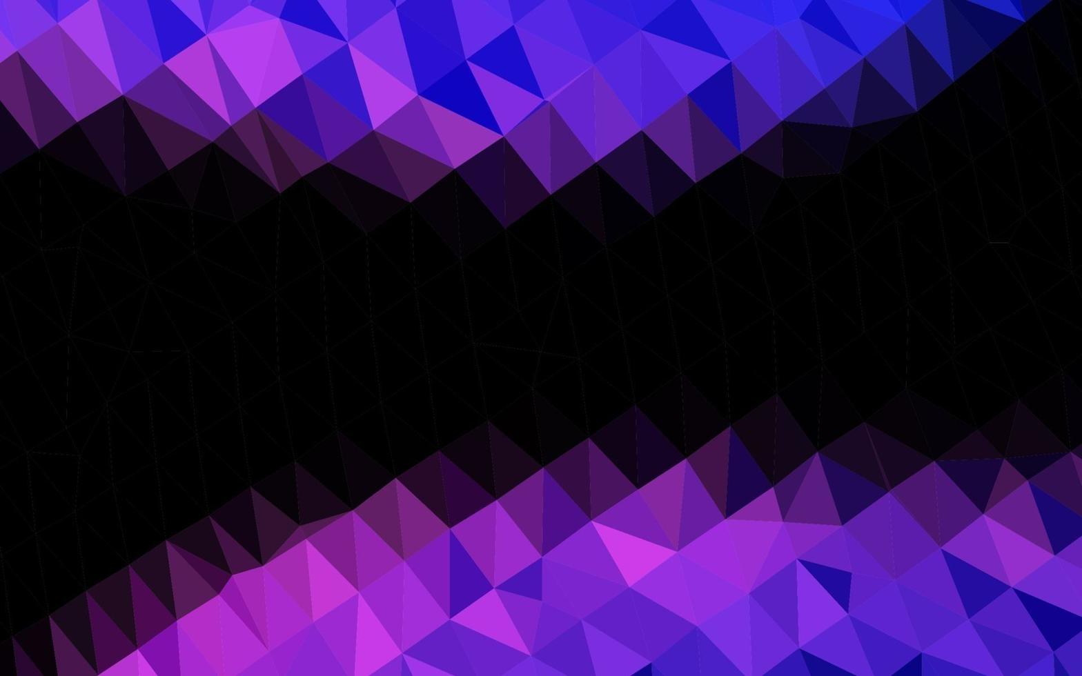Light Pink, Blue vector shining triangular background.