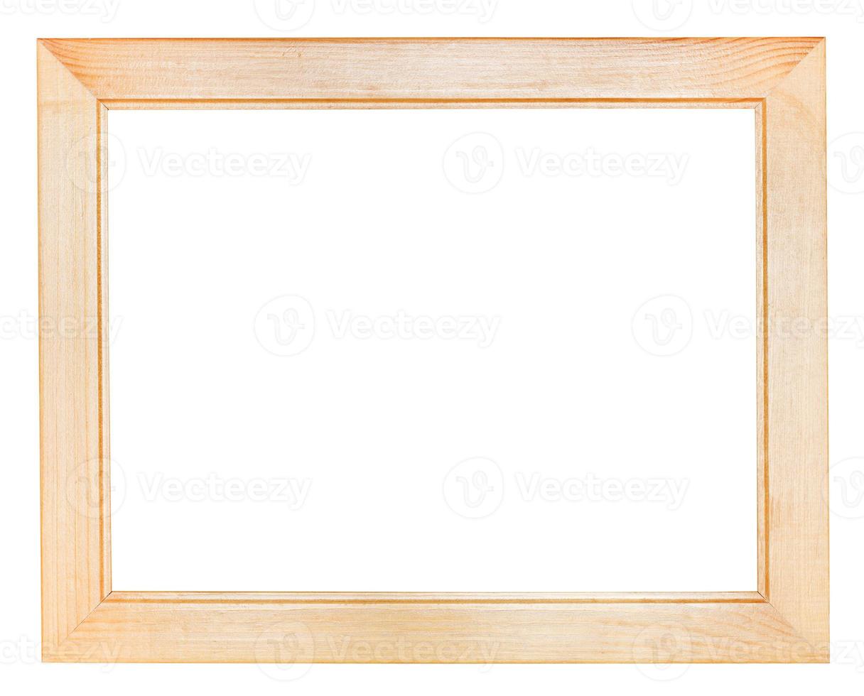 flat wide wooden picture frame photo