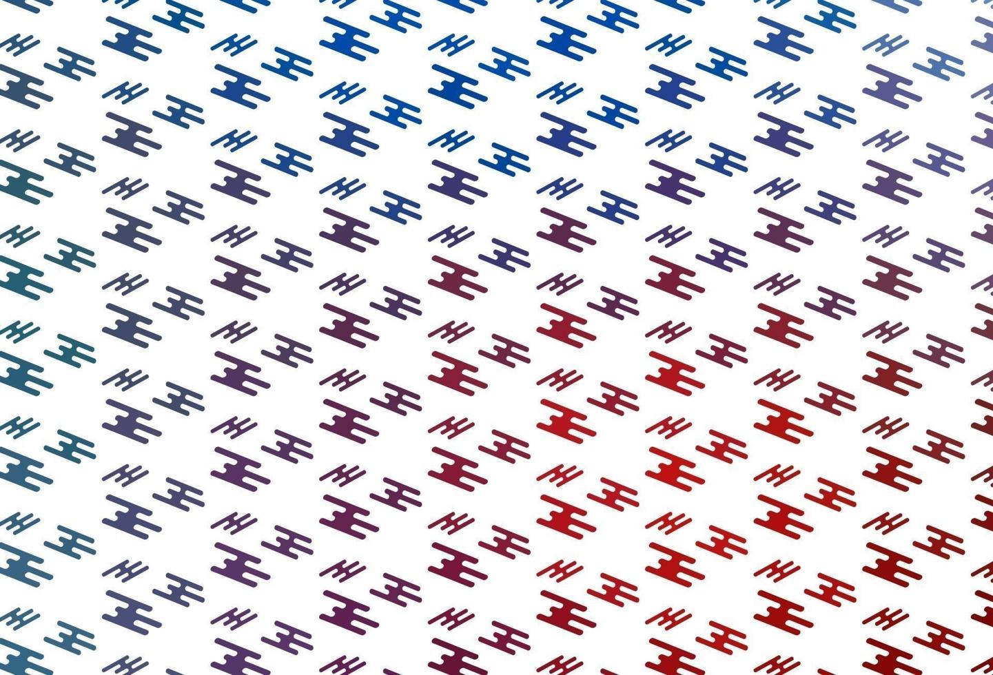 Light Blue, Red vector template with repeated sticks.