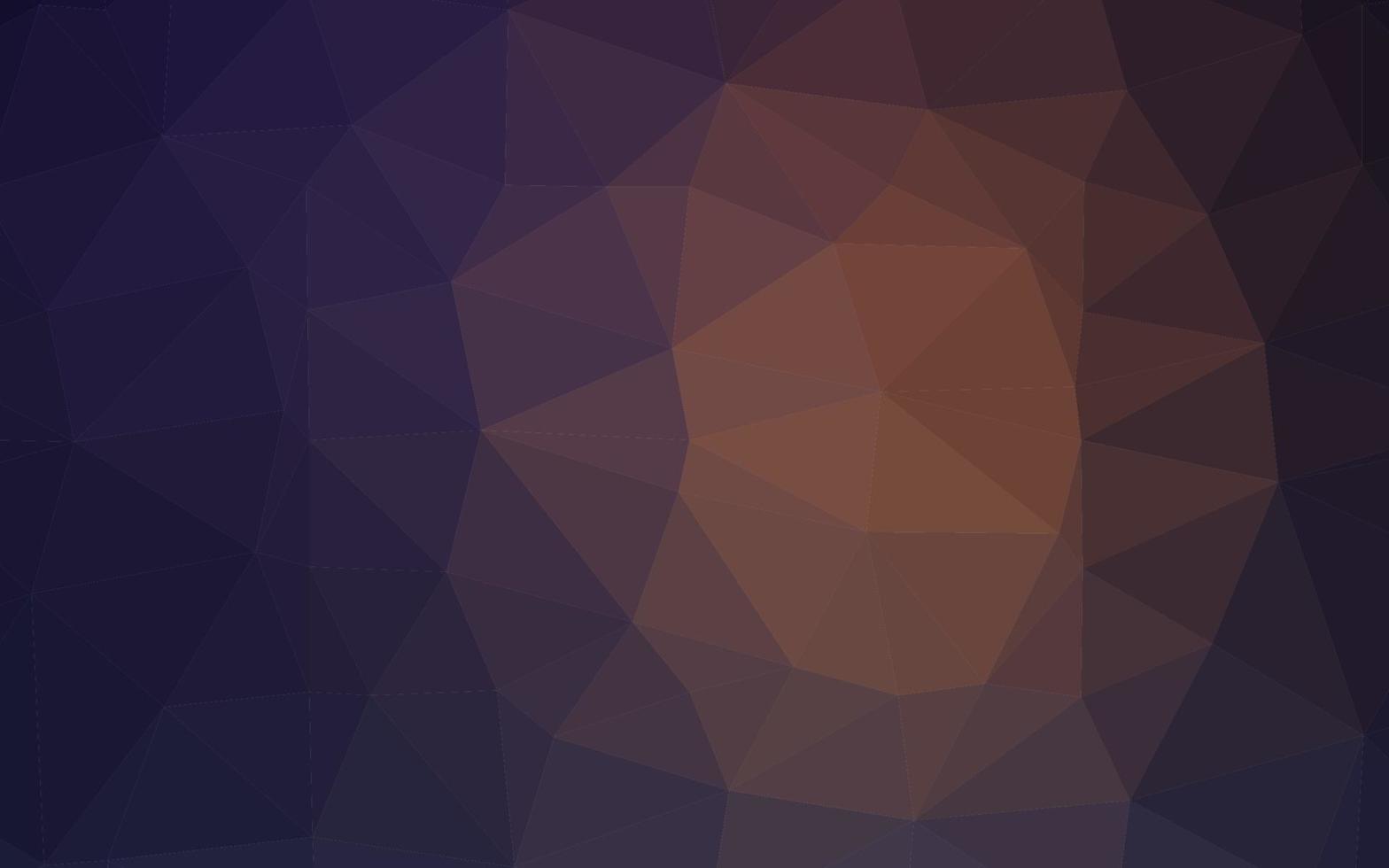 Dark Purple vector abstract polygonal texture.
