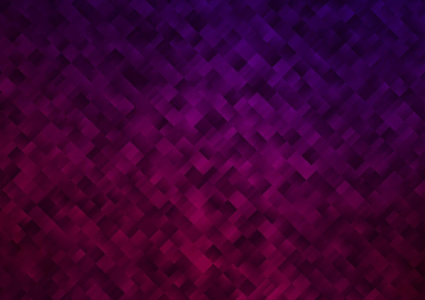 Dark Purple vector backdrop with rectangles, squares.