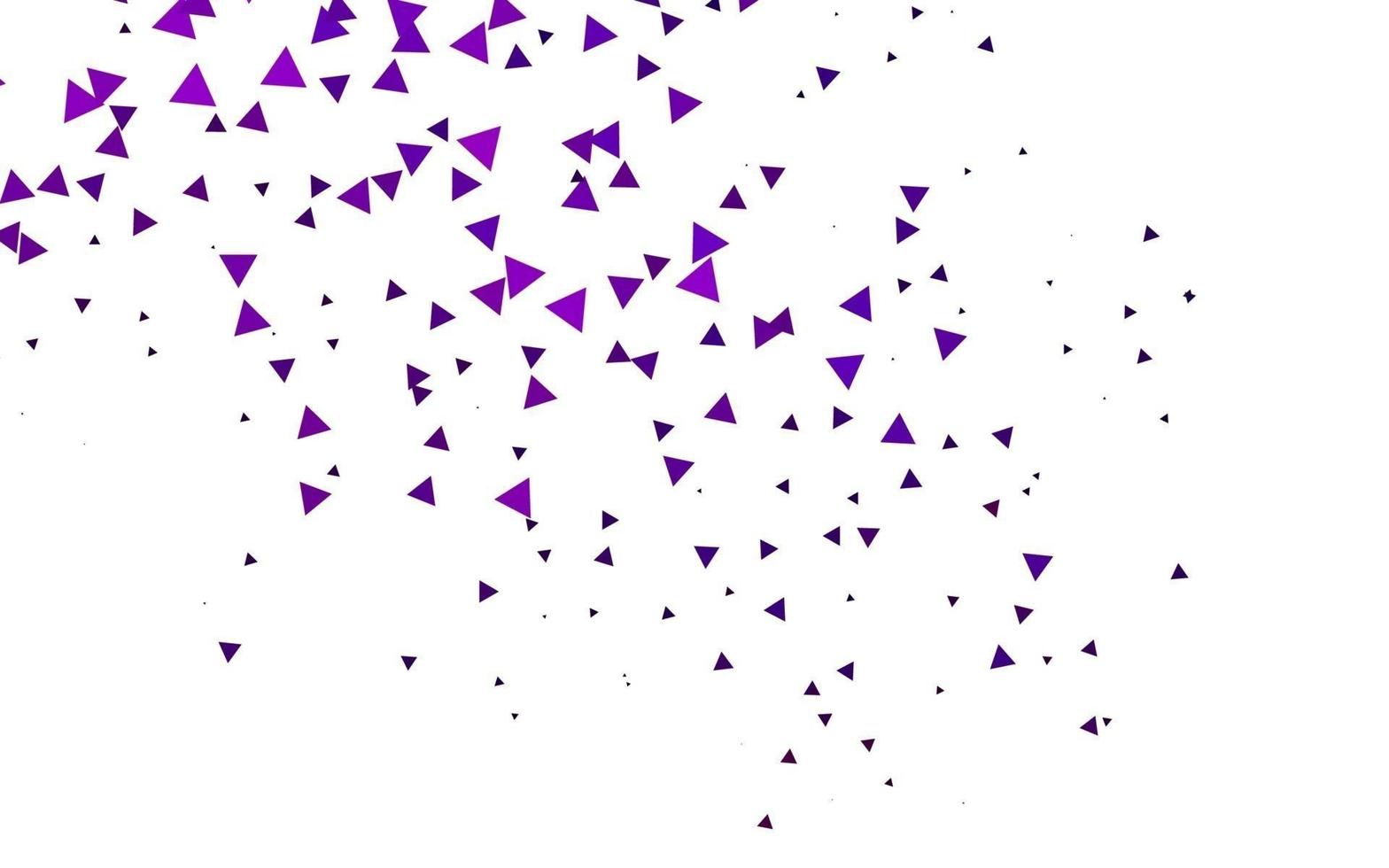 Light Purple vector template with crystals, triangles.