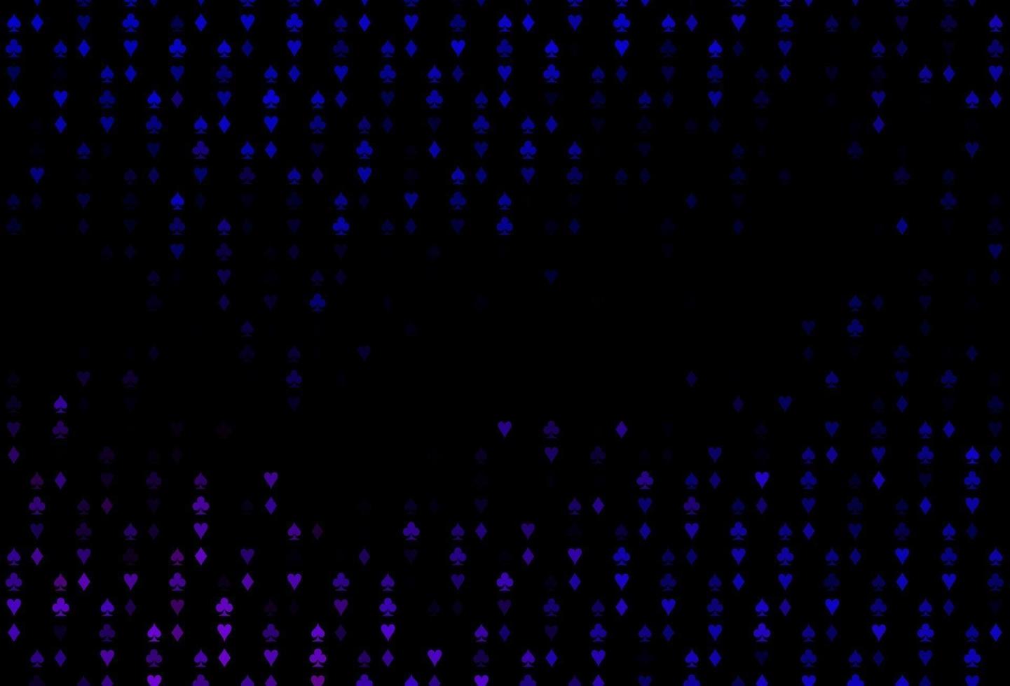 Dark Purple vector layout with elements of cards.