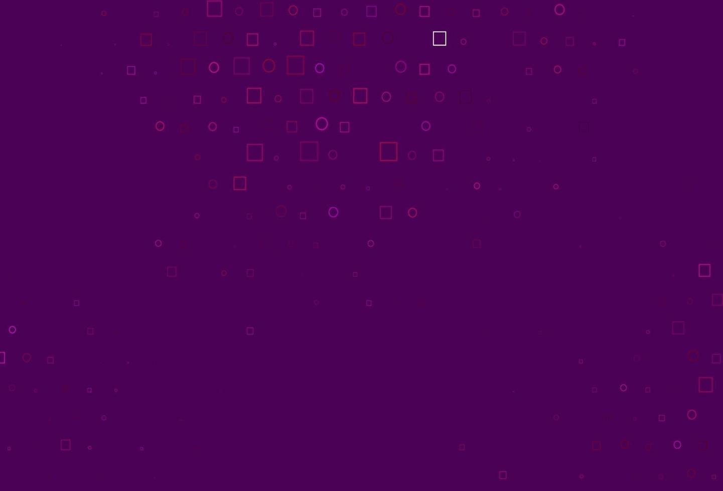 Light Purple vector layout with circle spots, cubes.