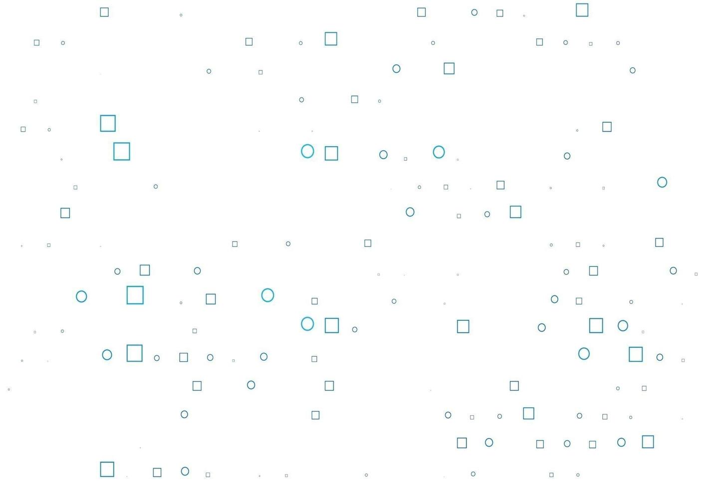 Light BLUE vector template with spots, rectangles.