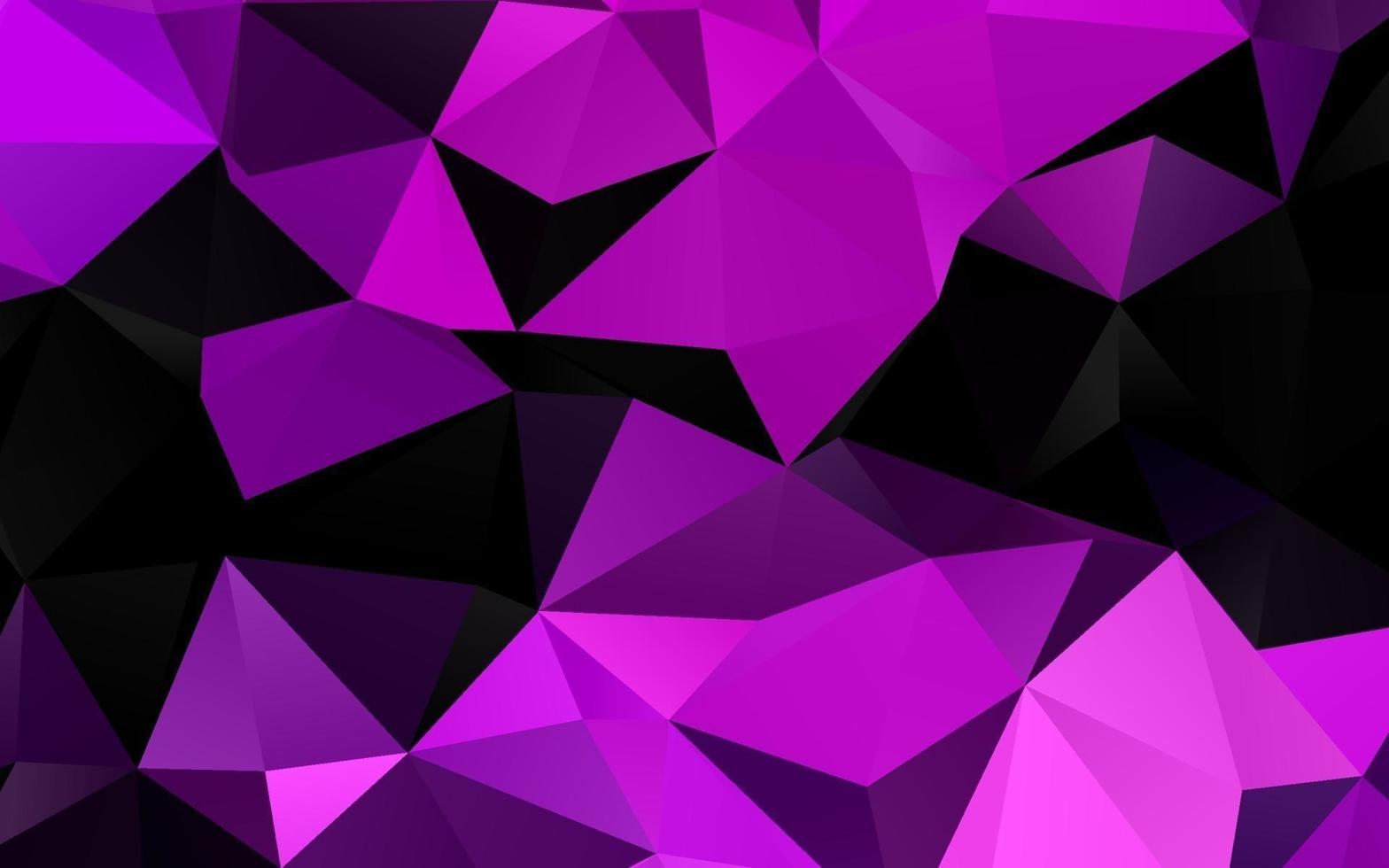 Light Purple vector polygon abstract background.