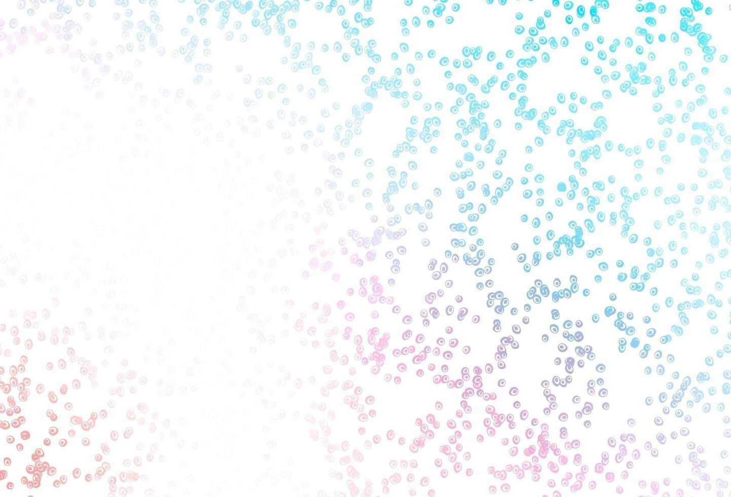 Light Blue, Red vector backdrop with dots.