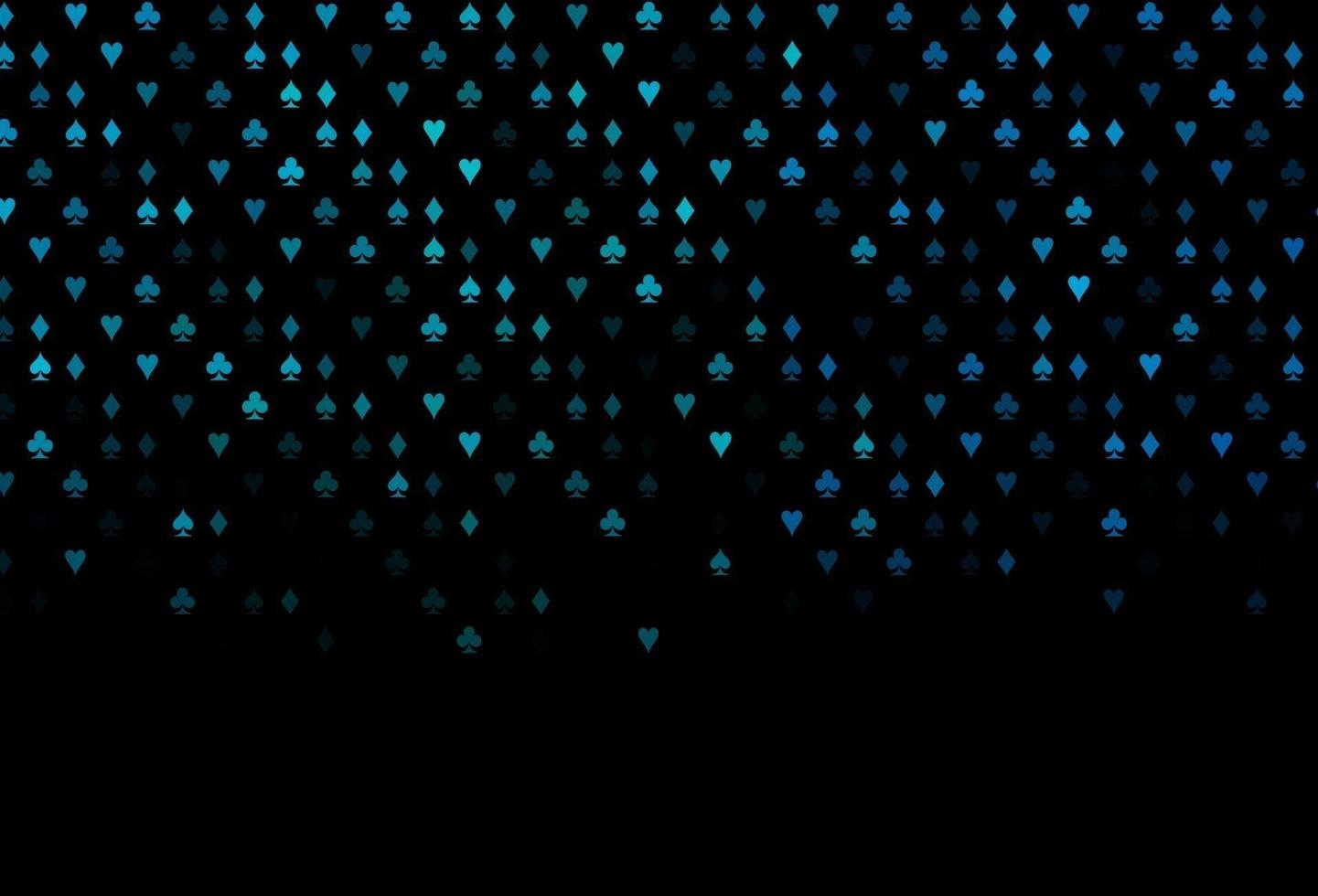 Dark BLUE vector layout with elements of cards.