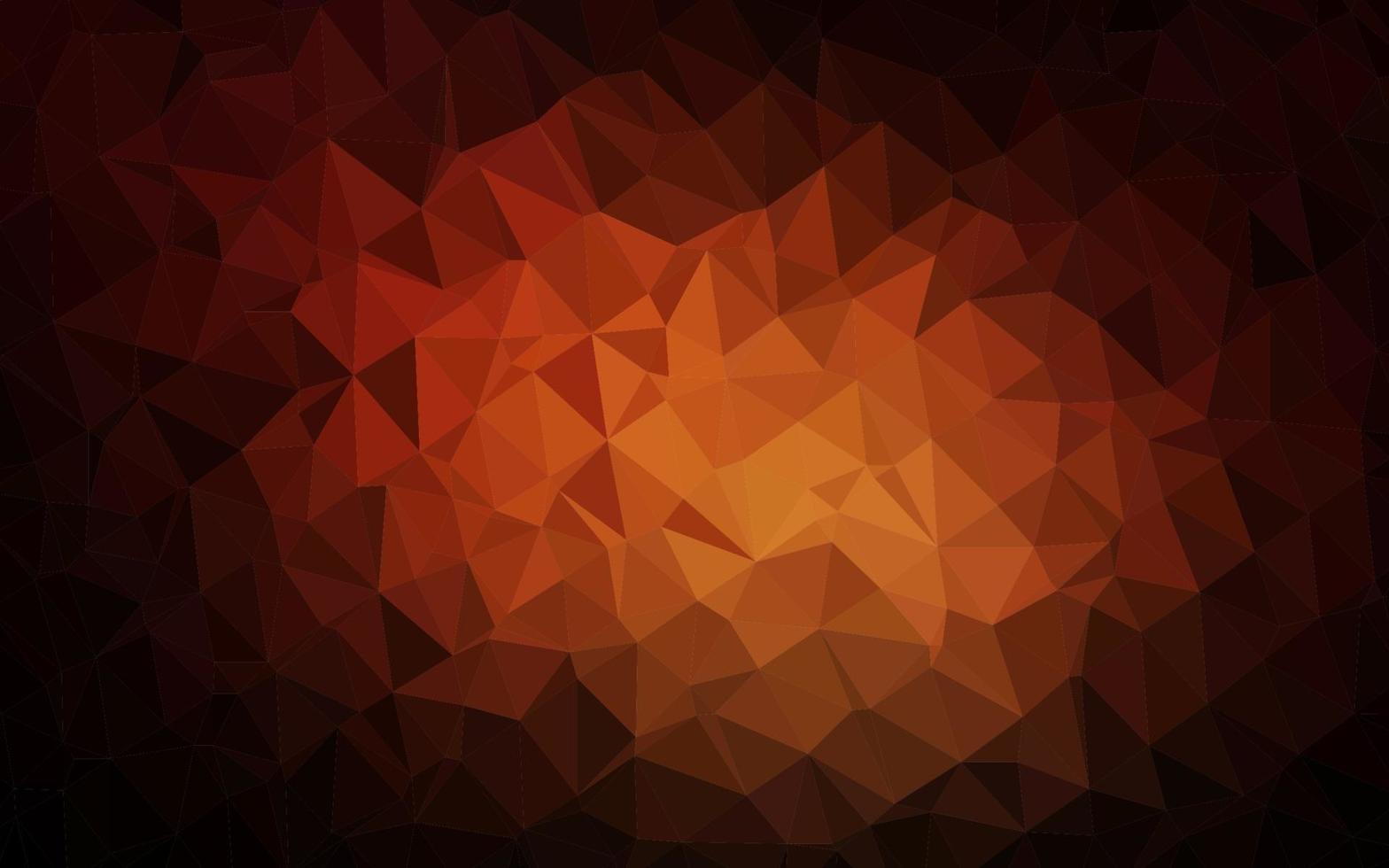 Dark Red vector abstract mosaic pattern.