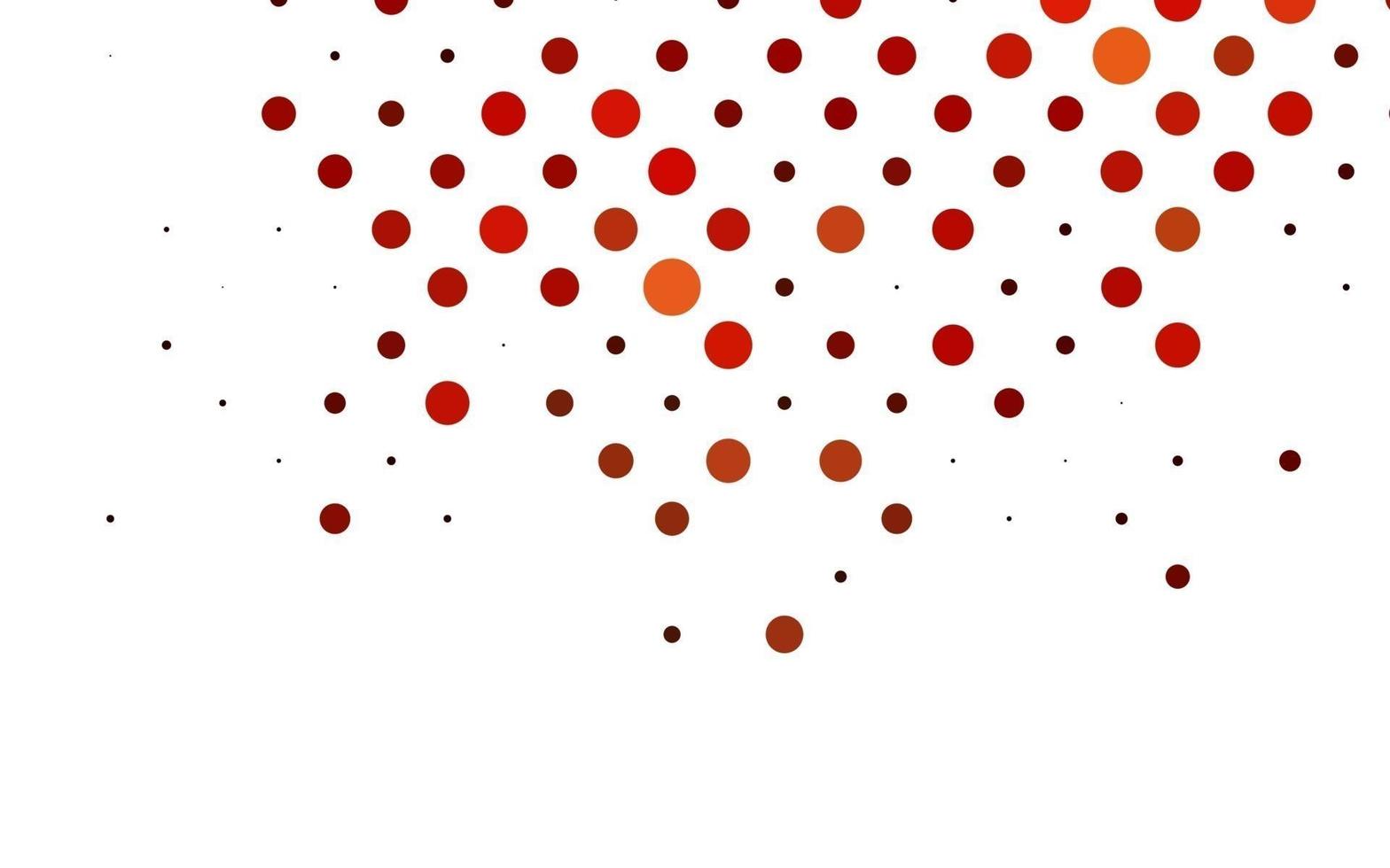 Light Red vector background with bubbles.