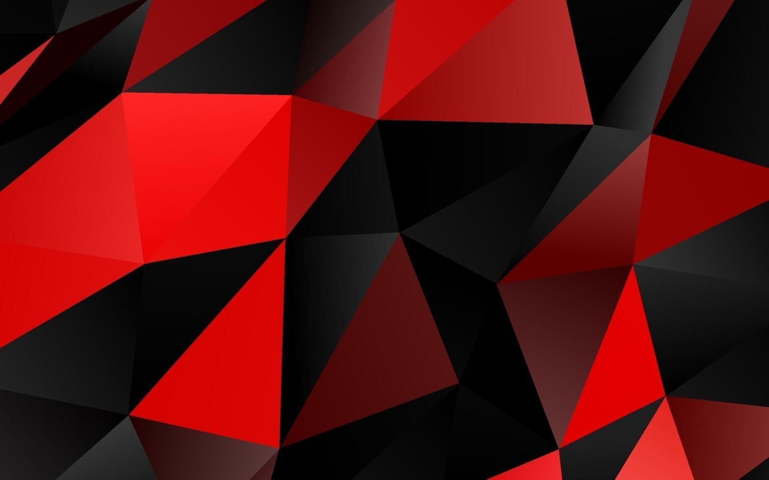 Light Red vector polygonal background.