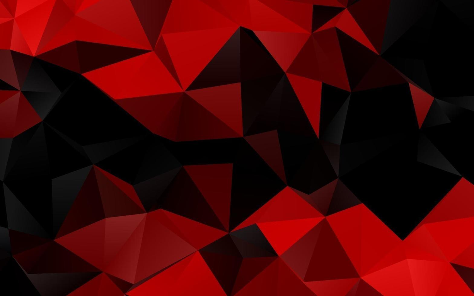 Light Red vector triangle mosaic texture.