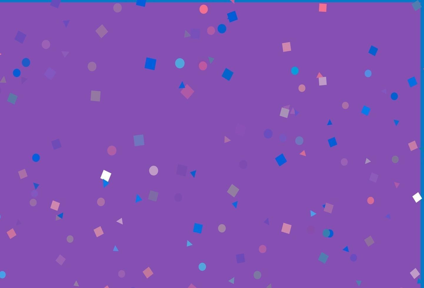 Light Blue, Red vector texture in poly style with circles, cubes.