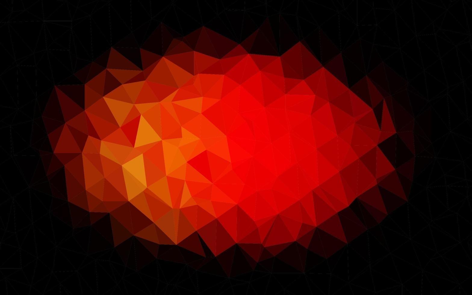 Light Red vector abstract polygonal cover.