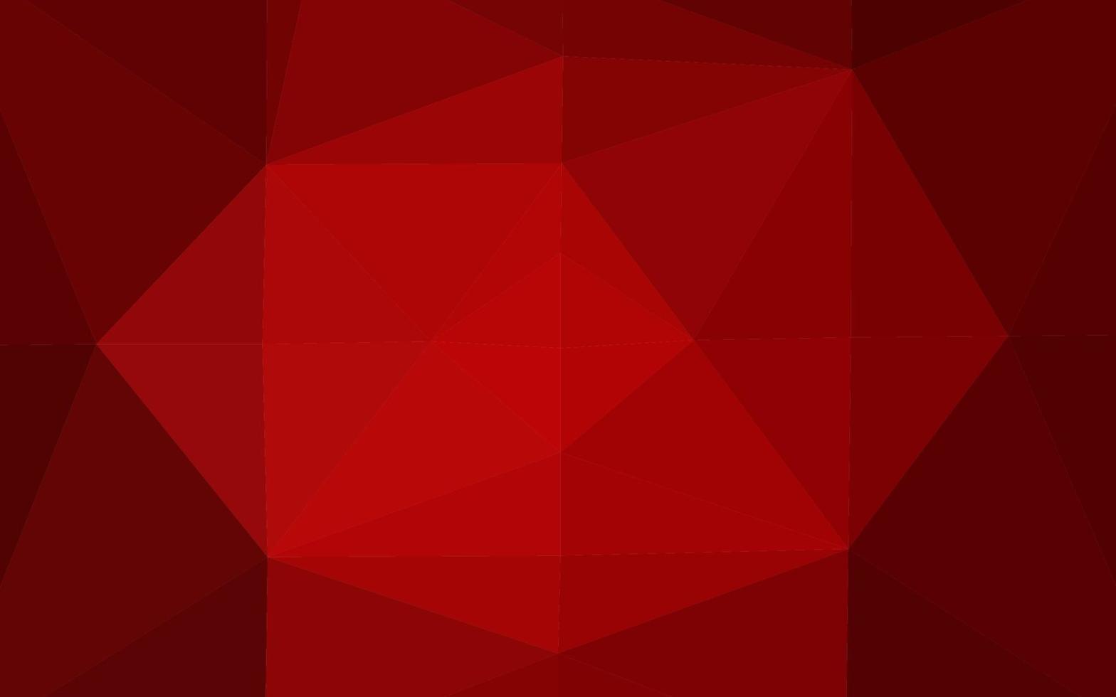 Light Red vector polygonal template.