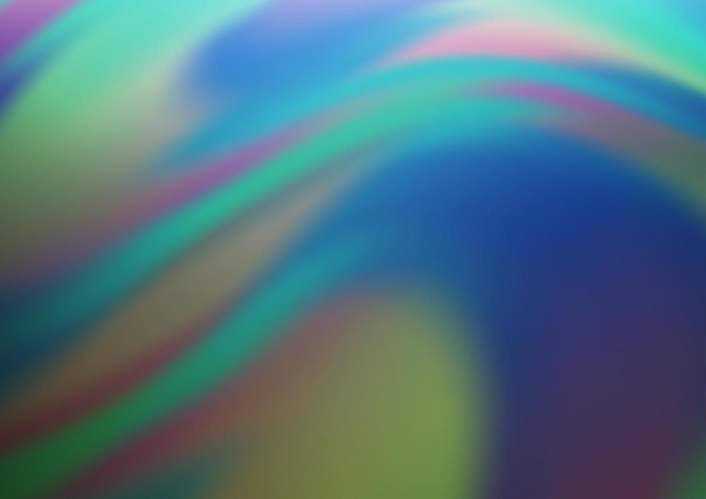 Light BLUE vector pattern with lines, ovals.