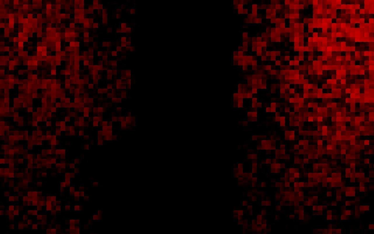 fondo de vector rojo oscuro con rectángulos, cuadrados.
