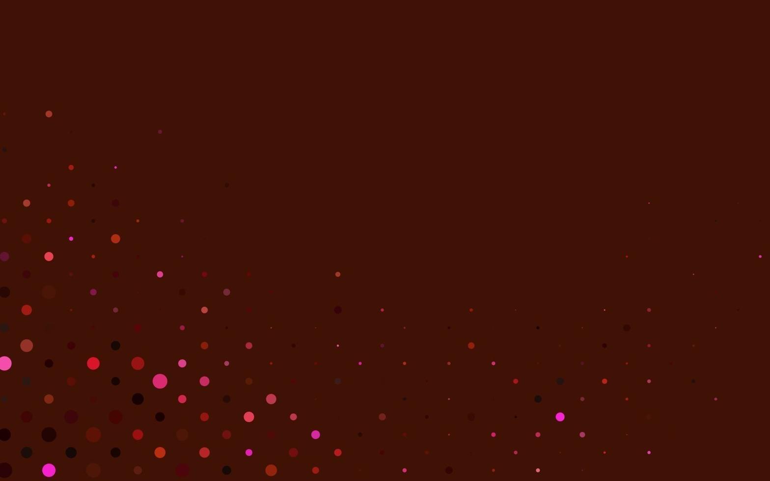 Light Red, Yellow vector background with bubbles.