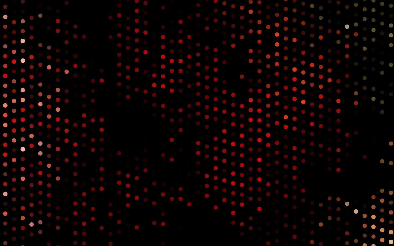 Dark Red, Yellow vector pattern with spheres.