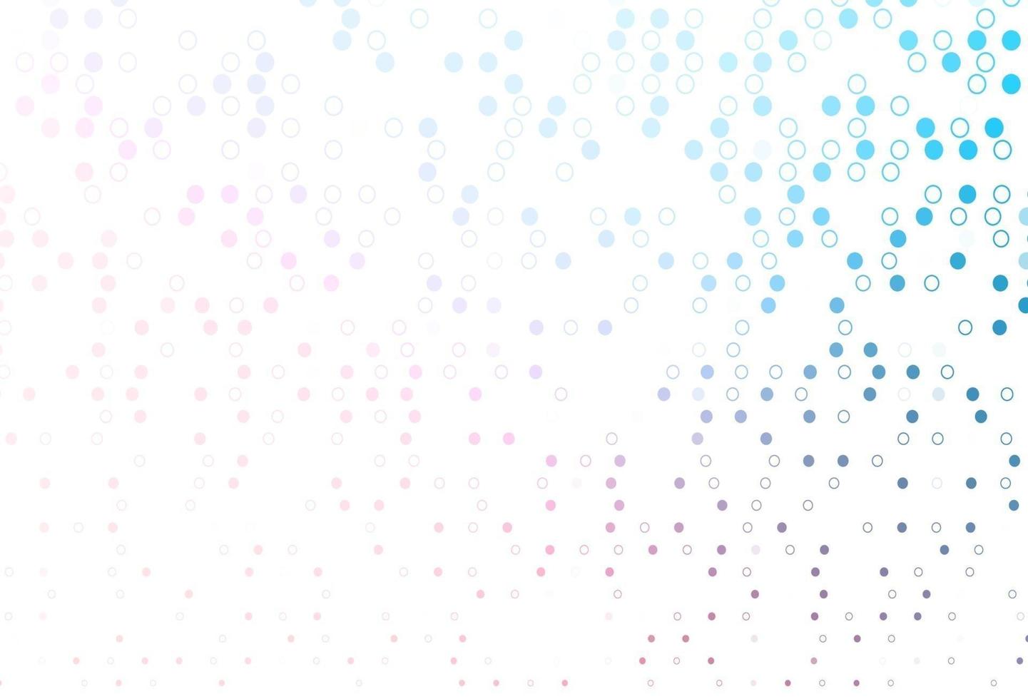 Light Blue, Red vector backdrop with dots.