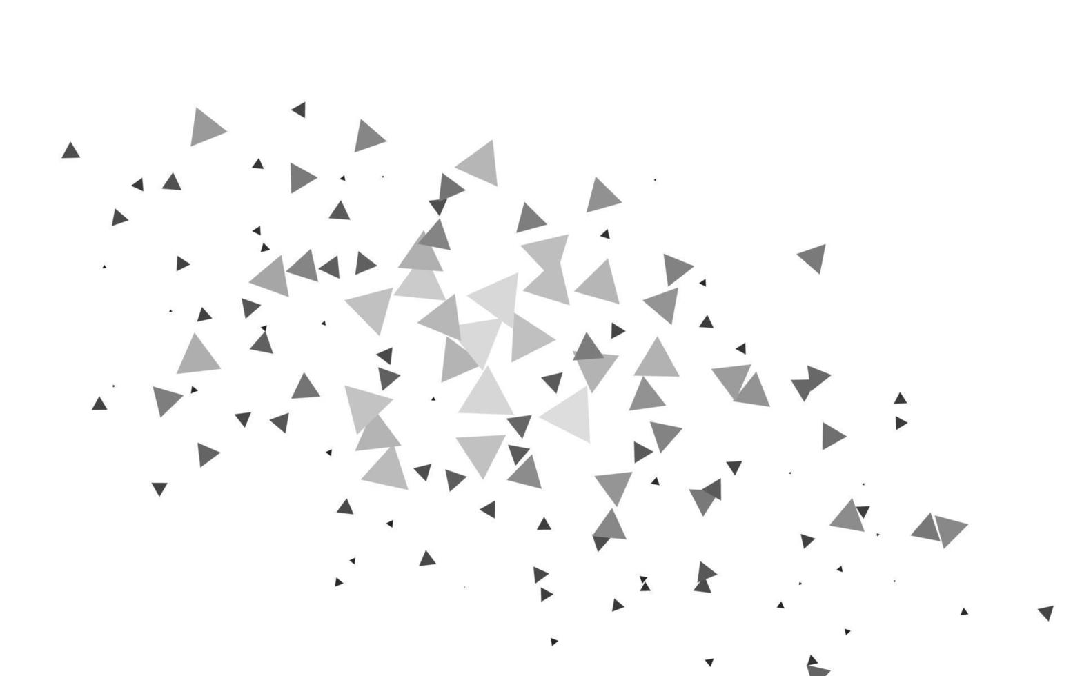 Light Silver, Gray vector pattern in polygonal style.