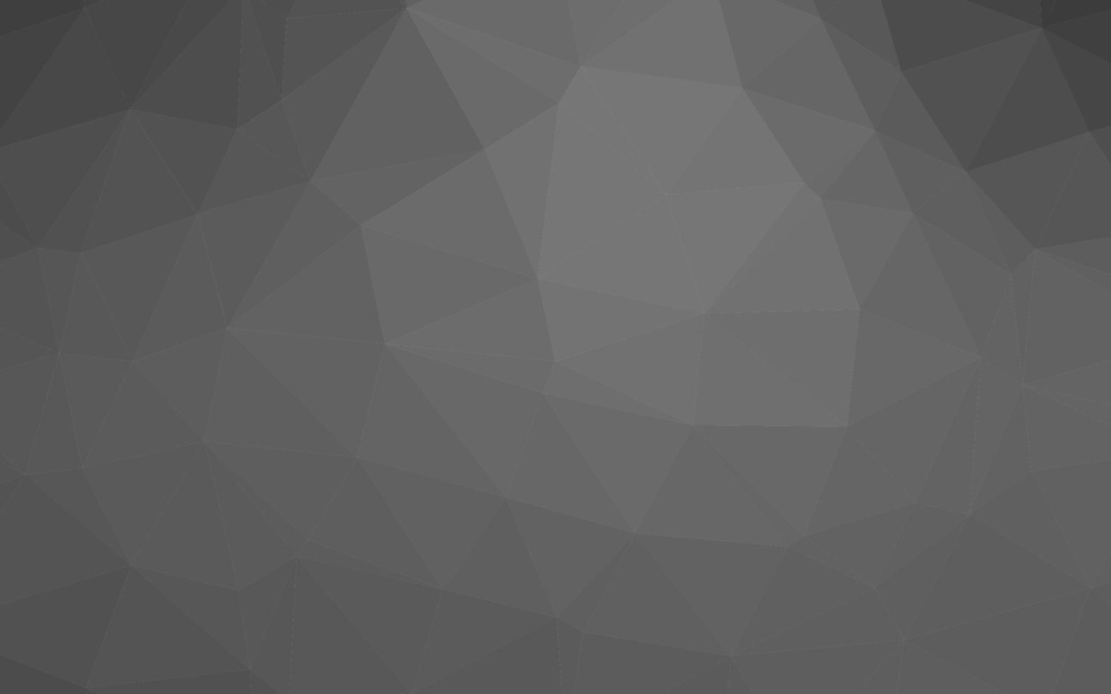 Dark Silver, Gray vector abstract polygonal layout.