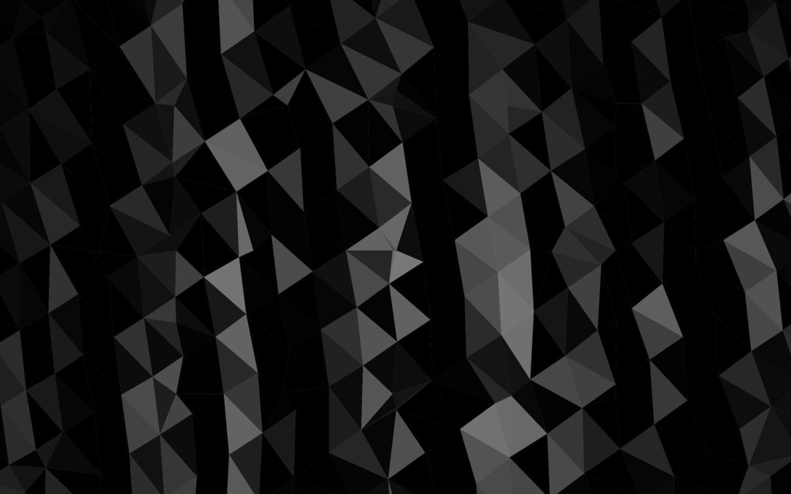Dark Silver, Gray vector abstract polygonal texture.