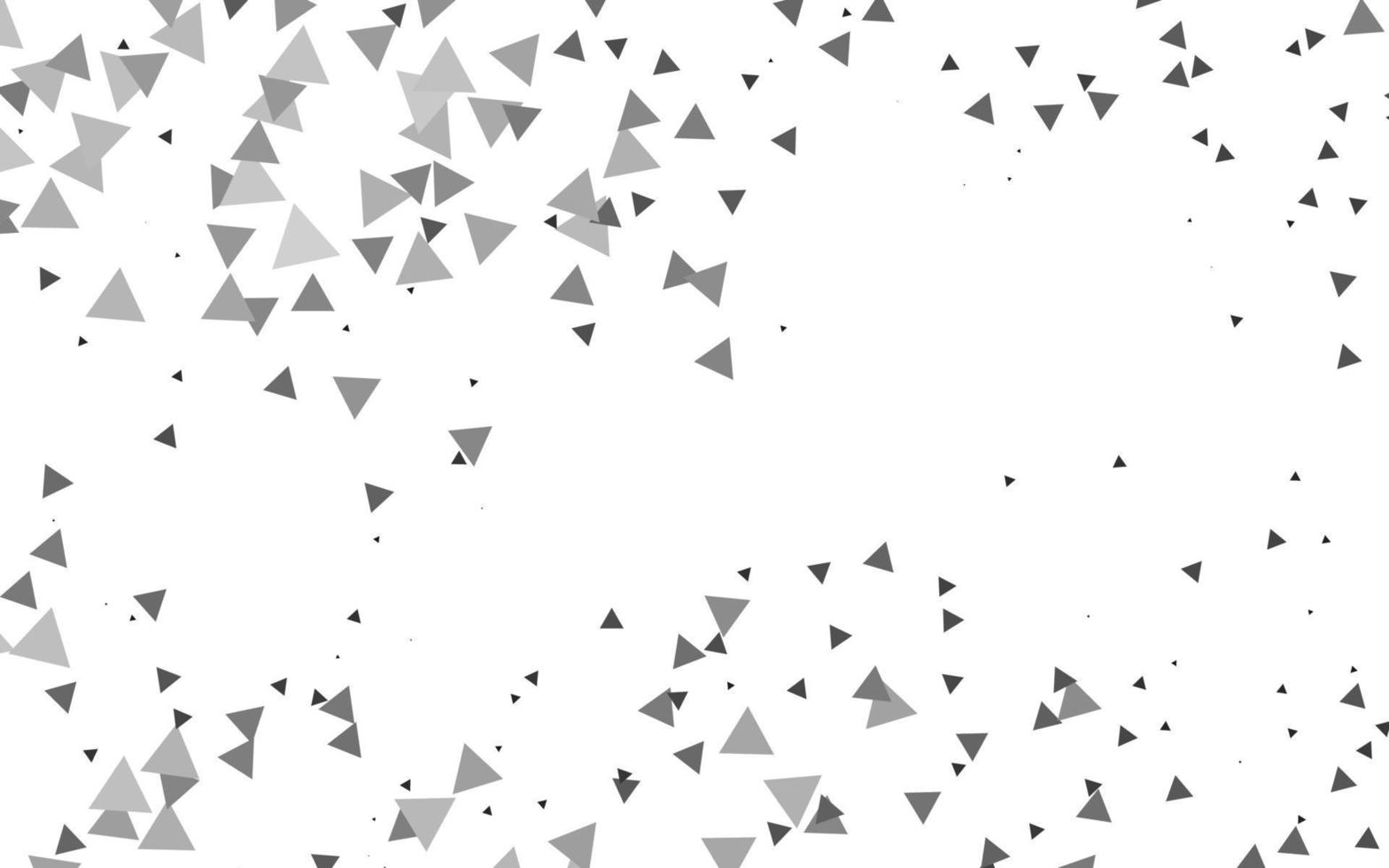 Light Silver, Gray vector template with crystals, triangles.