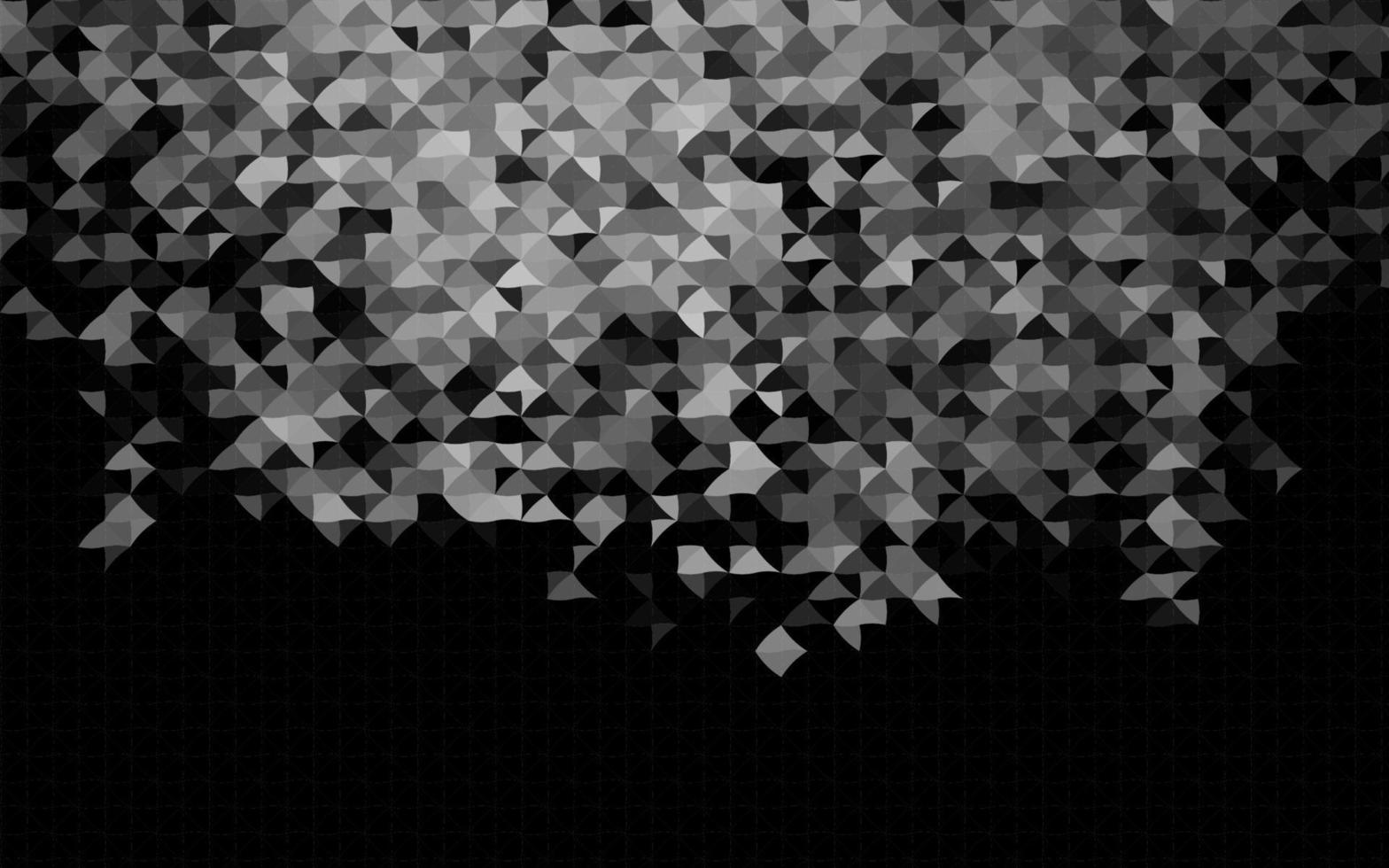 Dark Silver, Gray vector backdrop with lines, triangles.