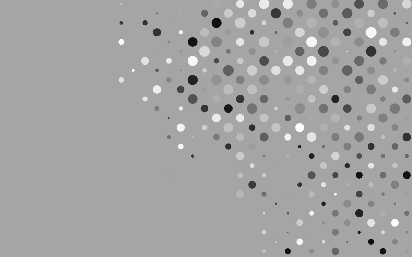 Fondo de vector gris plateado claro con puntos.