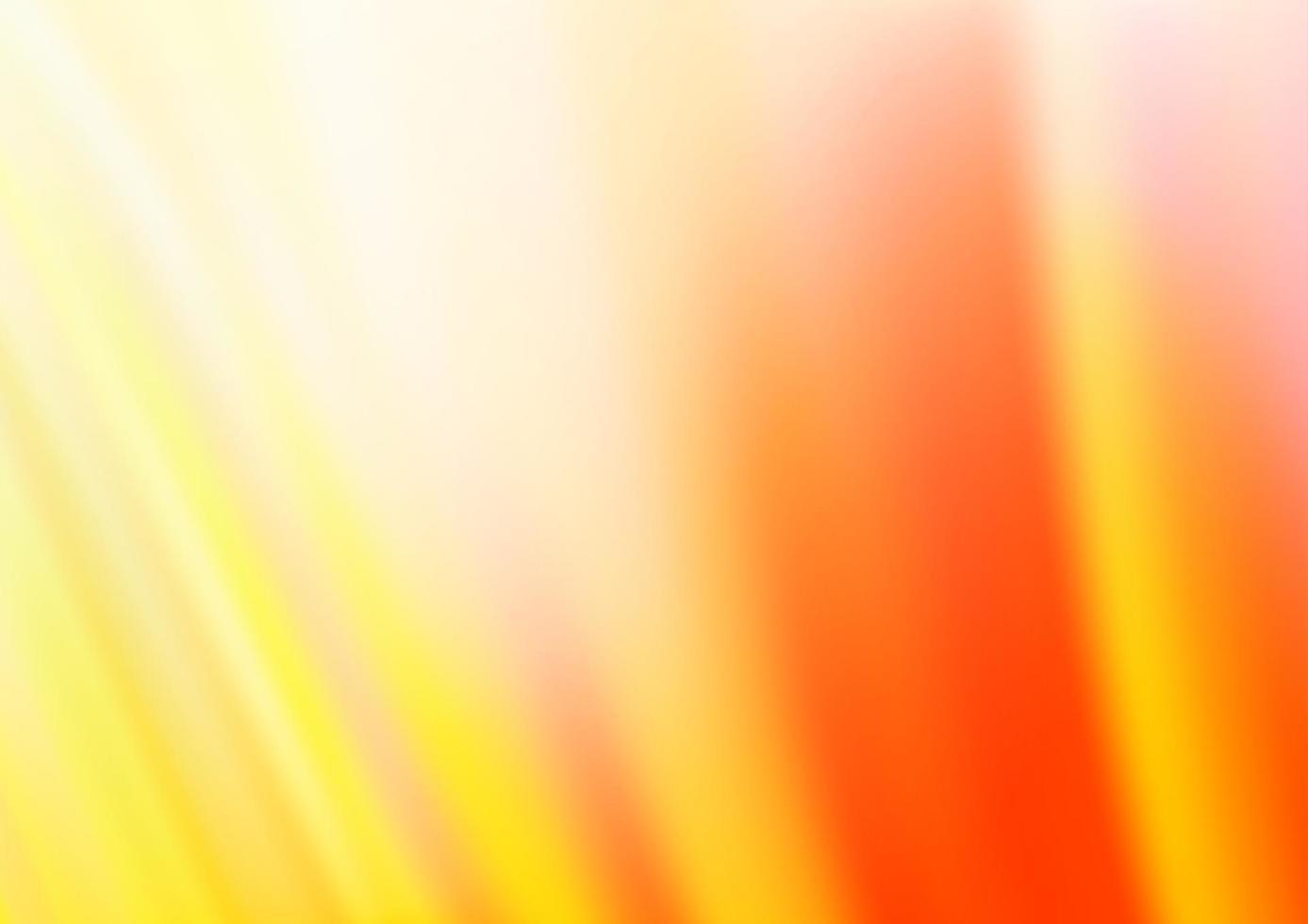 Light Yellow, Orange vector background with liquid shapes.