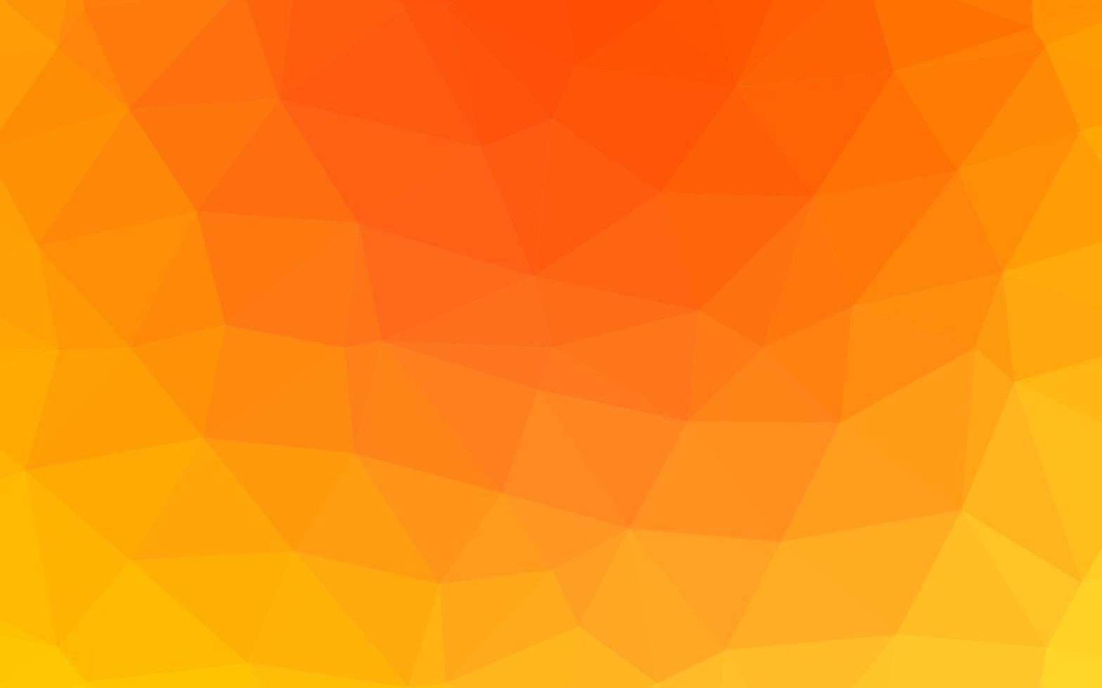 Light Yellow, Orange vector abstract mosaic backdrop.