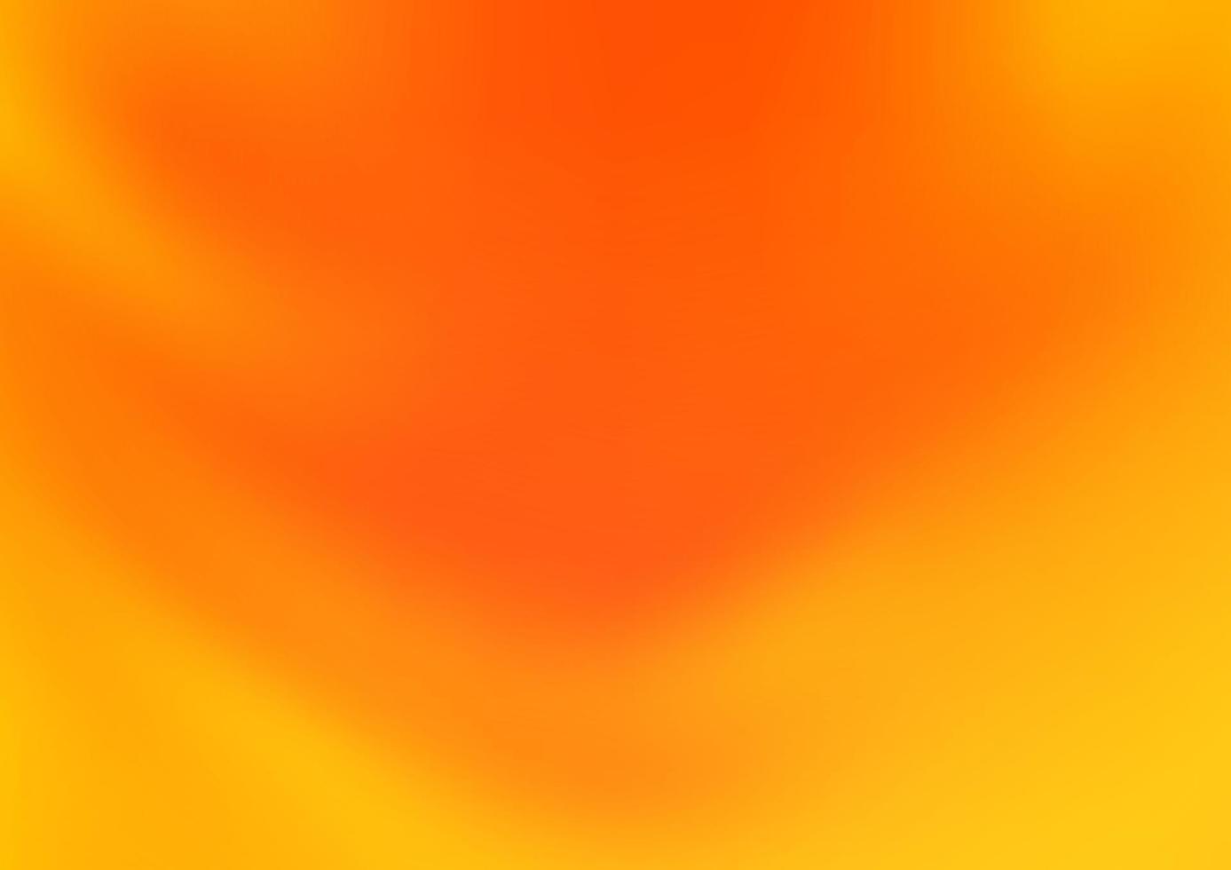 Light Yellow, Orange vector blurred bright template.