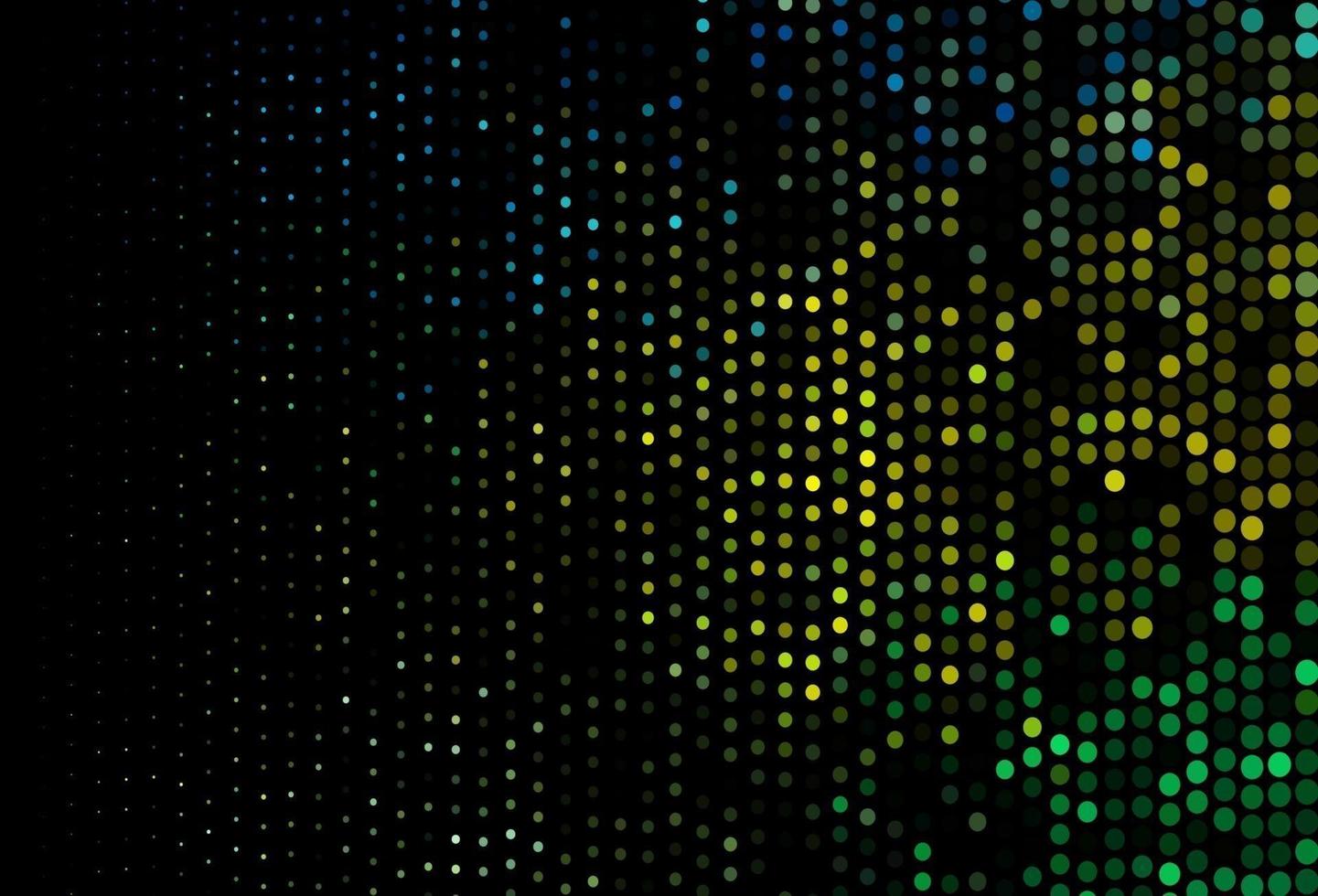 Dark Blue, Yellow vector texture with disks.
