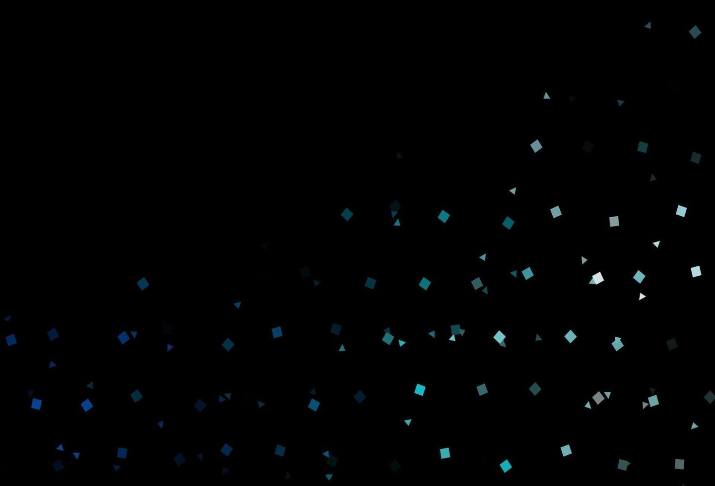 Dark BLUE vector pattern in polygonal style with circles.