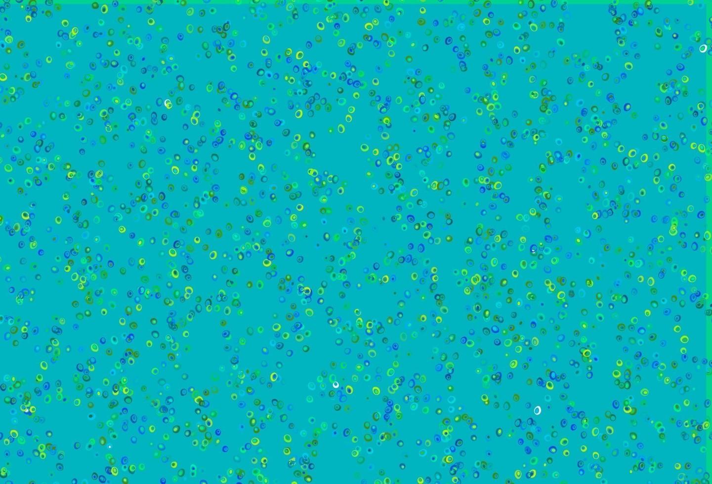 Light Blue, Yellow vector texture with disks.