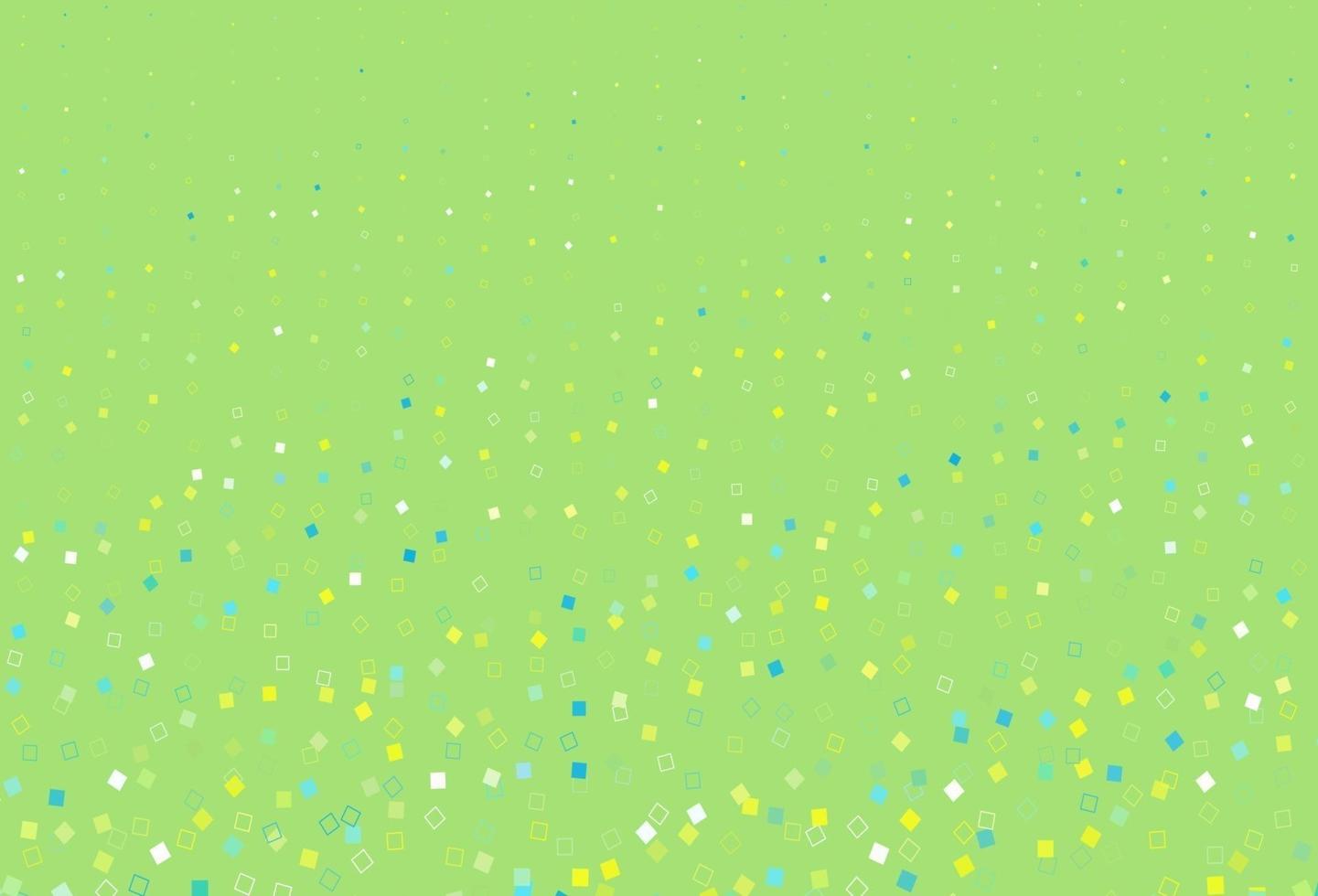 Light Blue, Yellow vector background with rectangles.
