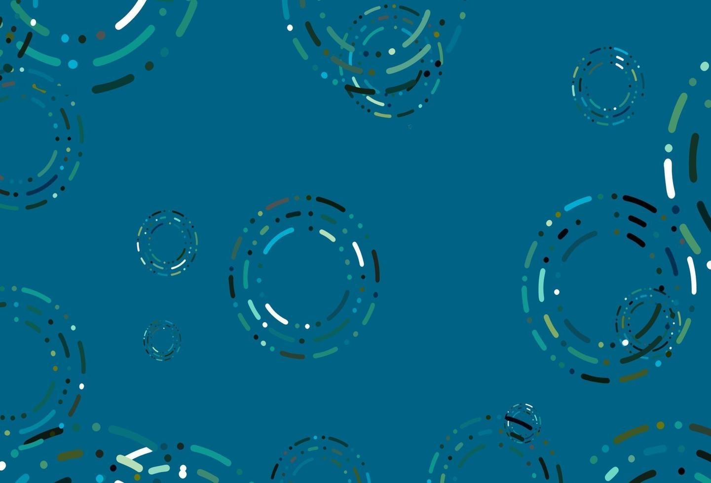 Light Blue, Yellow vector pattern with spheres.